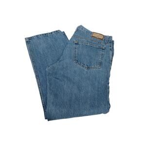 Arizona mens jeans 36 x 29 medium wash classic straight cut